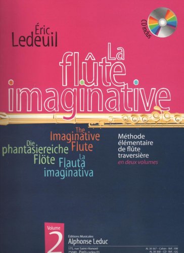 LEDEUIL: LA FLUTE IMAGINATIVE (LIVRE AVEC CD) METHODE ELEMENTAIRE EN 2 VOLUMES, VOL. 2 : LE LIVRE